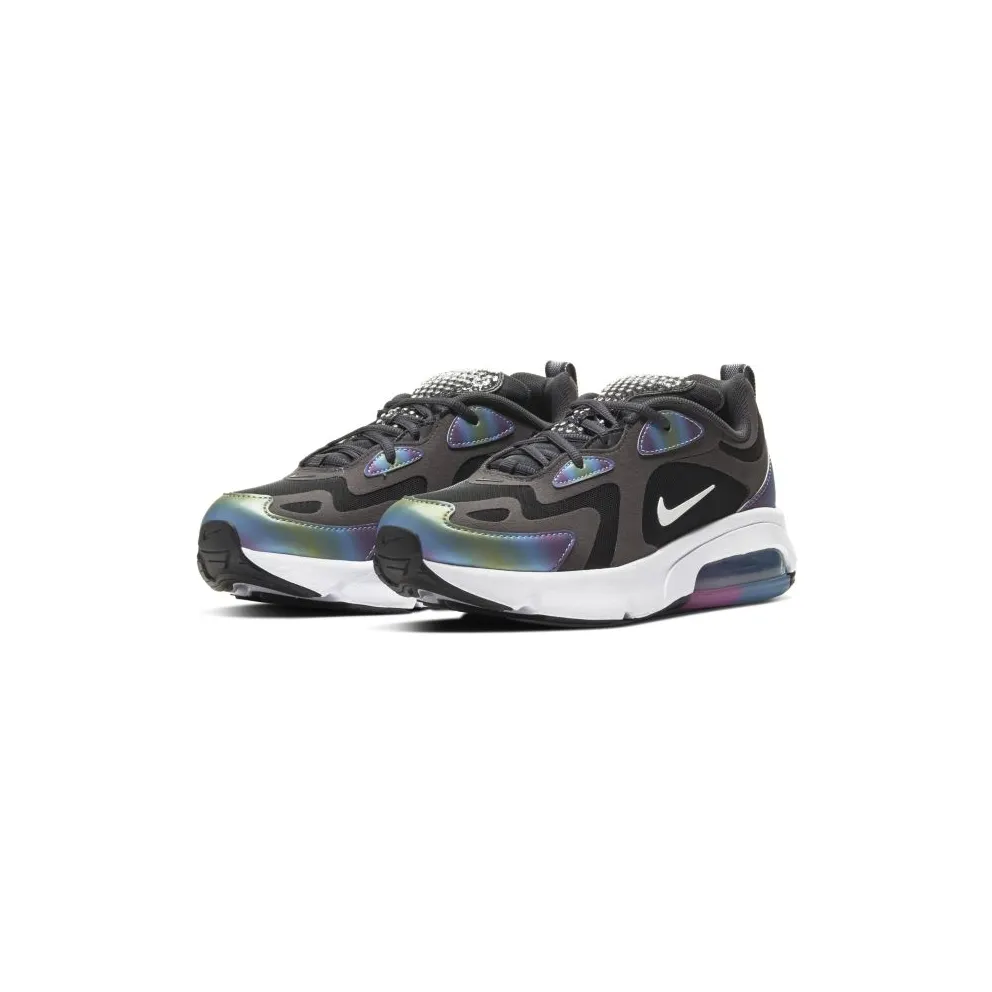 Nike Air Max 200 Bubble Pack Black (GS) Dark Smoke Grey/Black-White-White (CT9632-001)