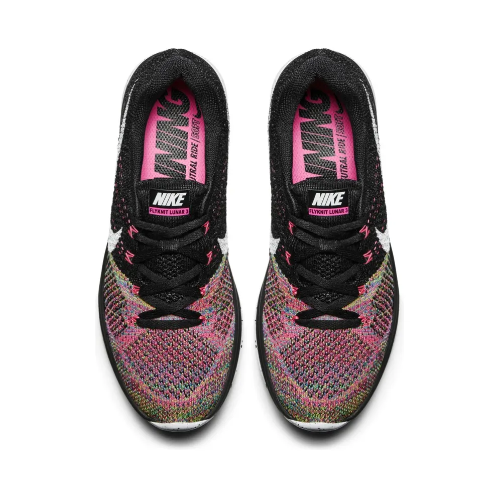 Nike WMNS Flyknit Lunar 3 Limited Edition Black Pink (698182-003)