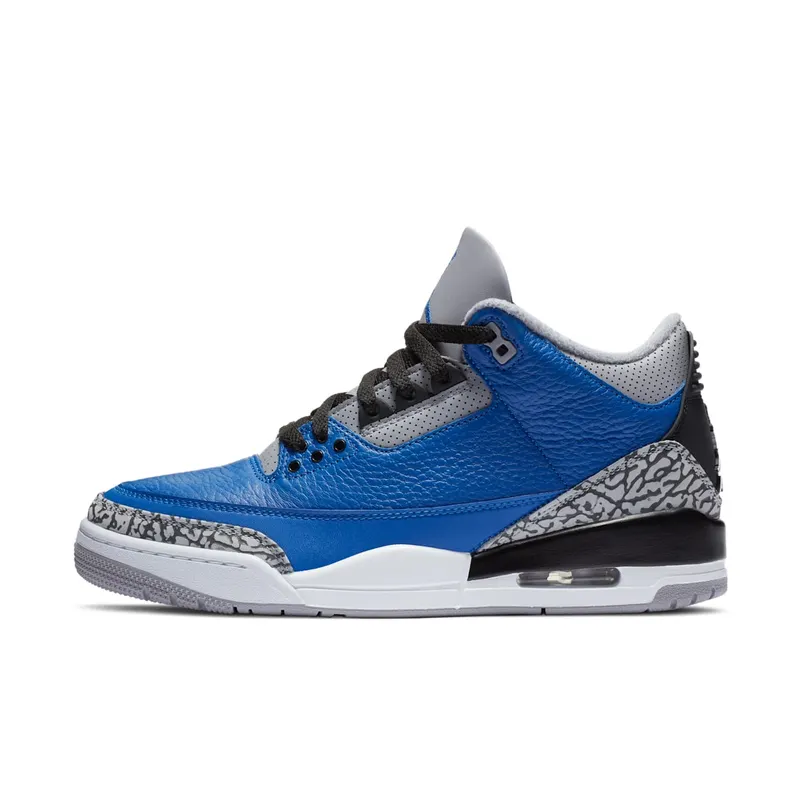 Air Jordan III 3 Retro Varsity Royal Cement (2020) (CT8532-400)