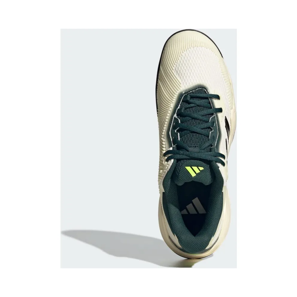 Adidas Solematch Control 2 Tennis Shoes Off White / Silver Metallic / Aurora Ivy (JH5141)