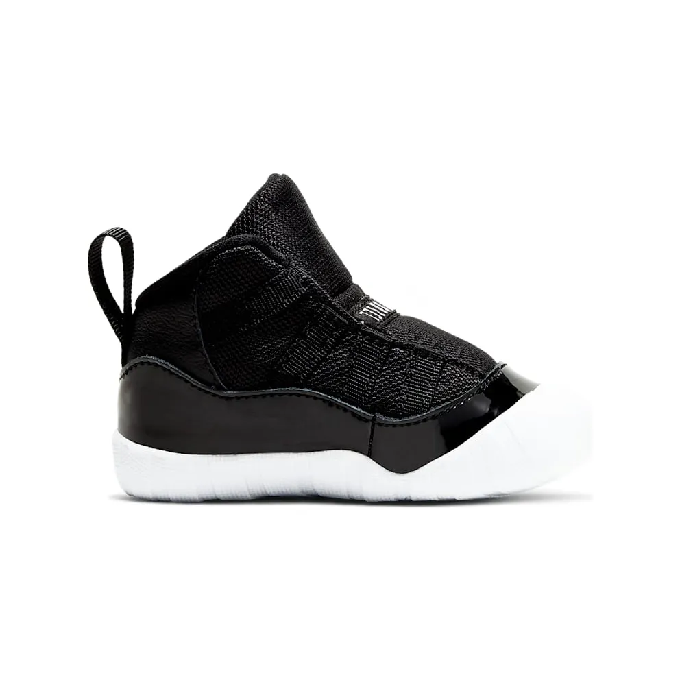 Jordan 11 Crib Bootie 72-10 (TD) Black/Varsity Red-White (CI6165-061)