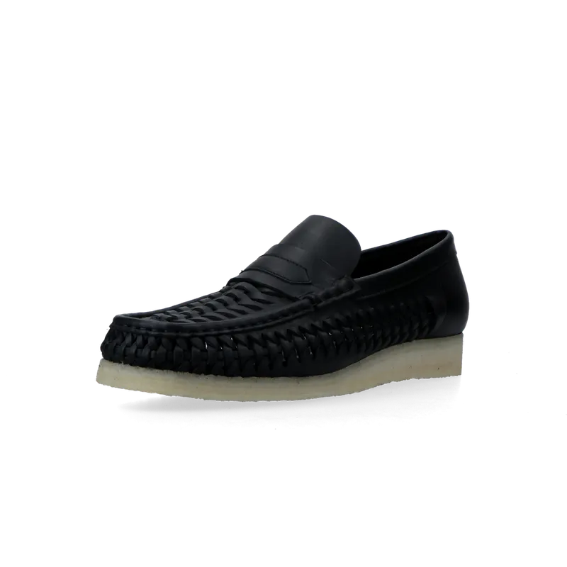 Clarks Originals WB Penny Weave (black leather) – 26180229
