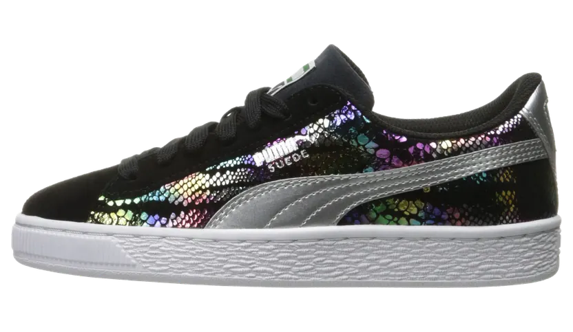 Puma Suede Sportlux GS “Black / Multi-color” (361361-02)