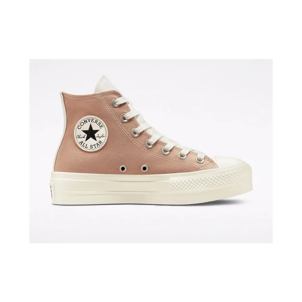 Converse Chuck Taylor All Star Lift Platform Tri-Panel Hemp/Desert Sand/Egret (A01581C)