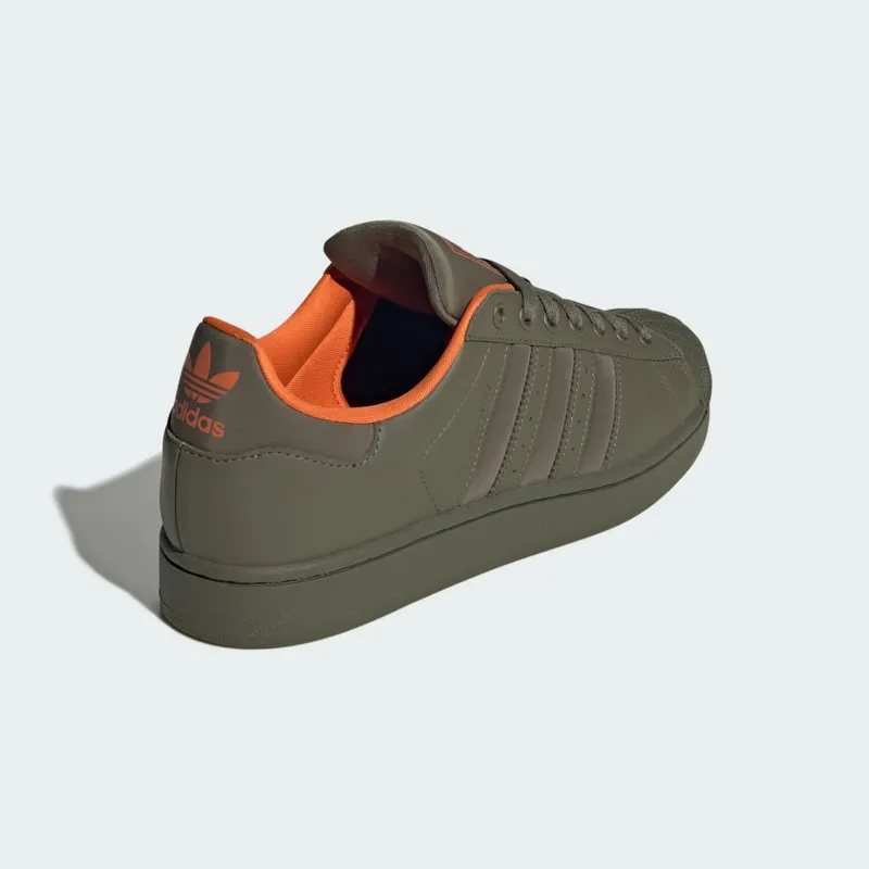 Adidas Superstar II Olive Strata / Olive Strata / Orange (JI0096)