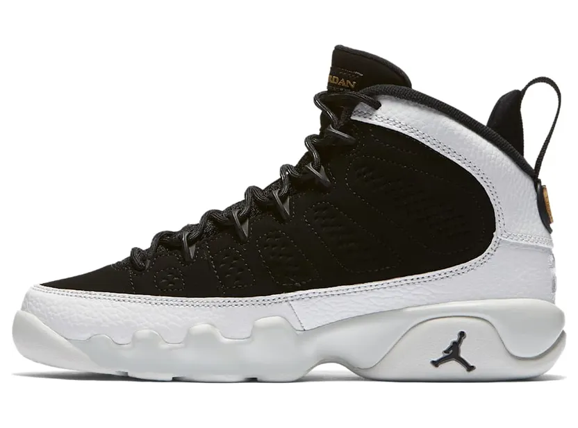 Air Jordan 9 Retro BG Black White (302359-021)