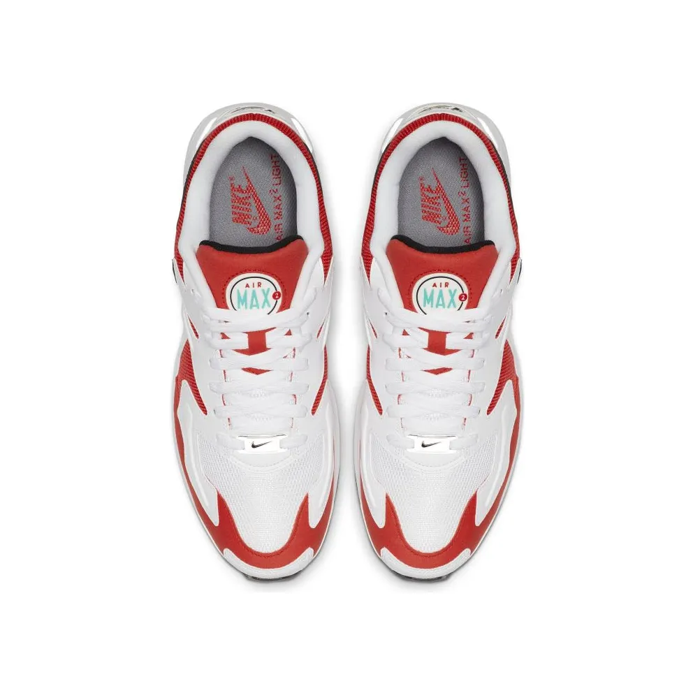 Nike Air Max2 Light Habanero Red White/Black-Habanero Red-Cool Grey-Electro Green-Hyper Jade (AO1741-101)