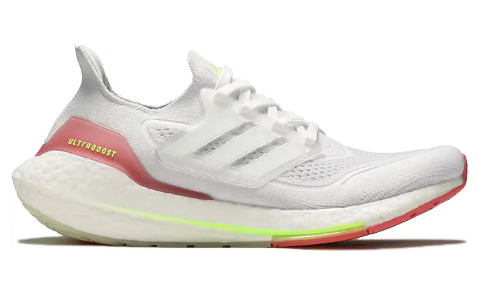 adidas Ultra Boost 21 White Hazy Rose (W) (FY0416)