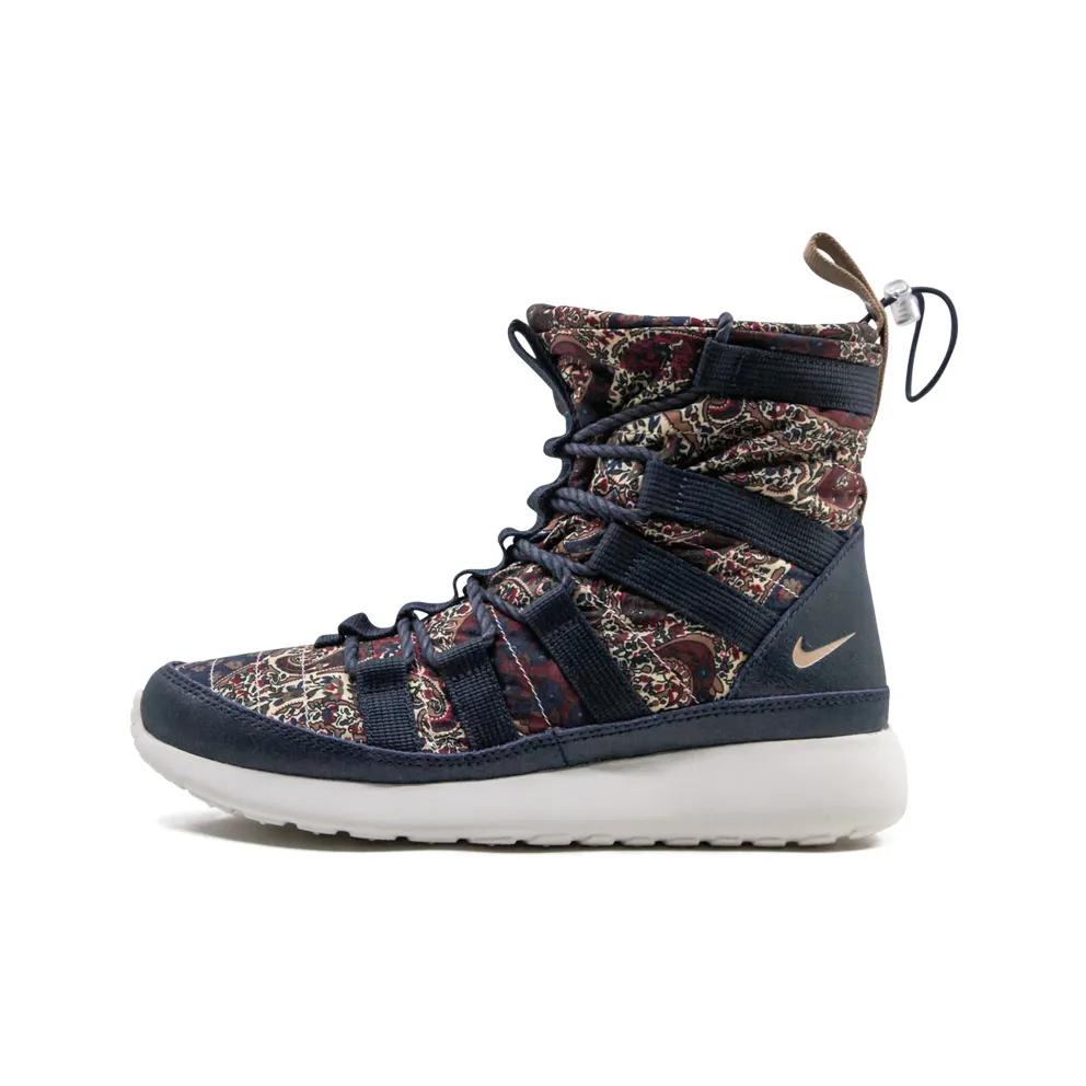 Nike WMNS x Liberty of London Rosherun Hi Sneakerboot QS Armory Navy (633519-402)