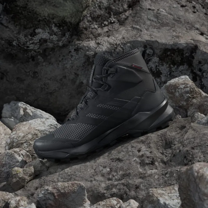 Adidas Terrex Skychaser AX5 Mid GORE-TEX CLIMAWARM+ Hiking Shoes Core Black / Core Black / Carbon (JQ2205)