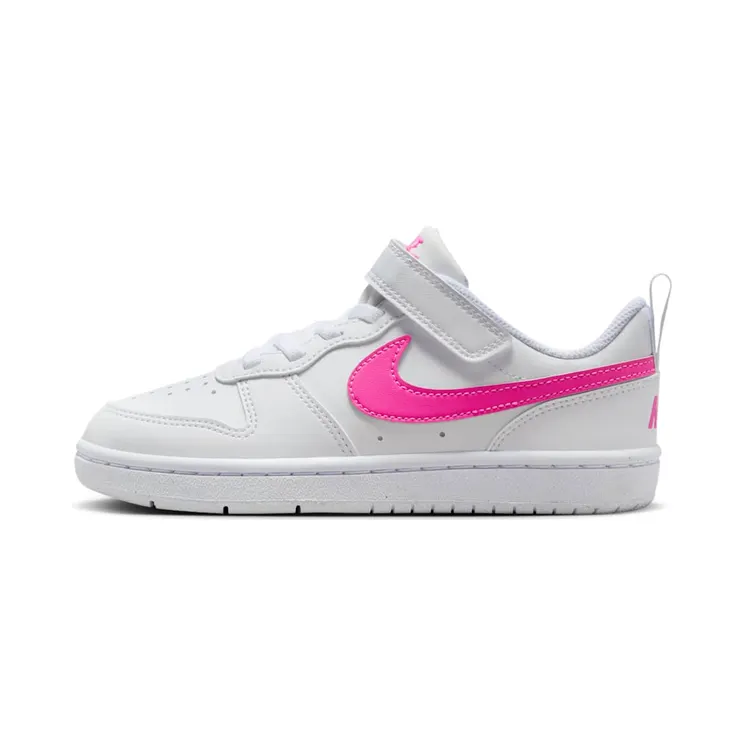 Nike Court Borough Low Recraft “White / Laser Fuchsia” (DV5457-113)
