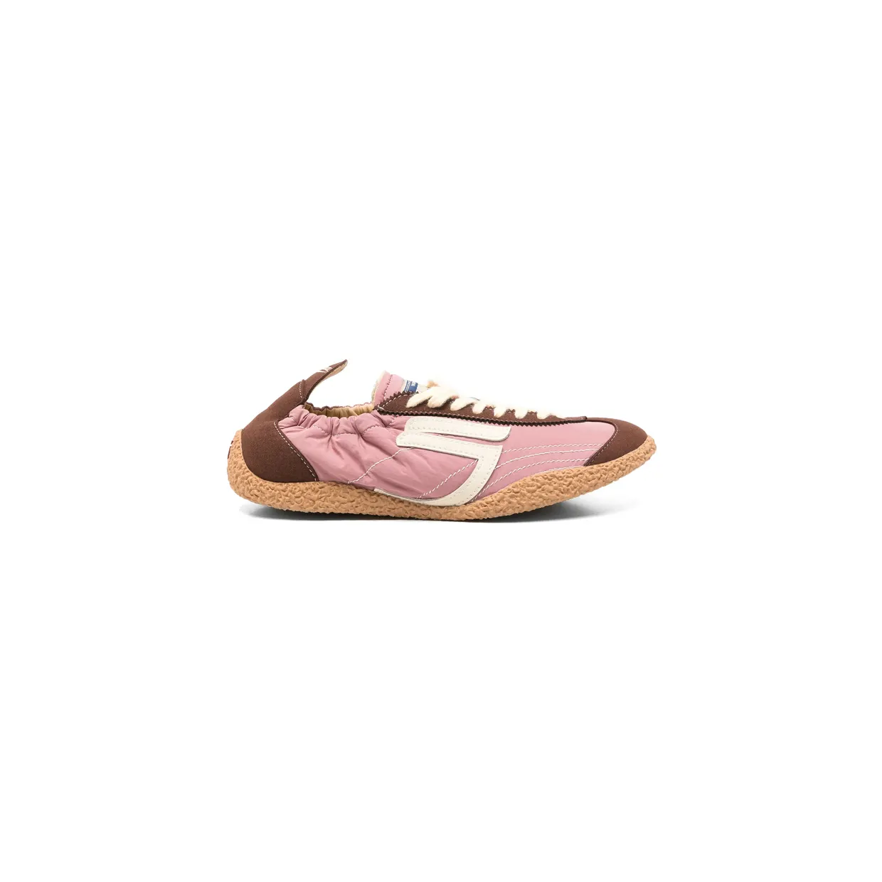 Puraai Logo-patch Panelled “Pink/Brown” (PU901C-002)