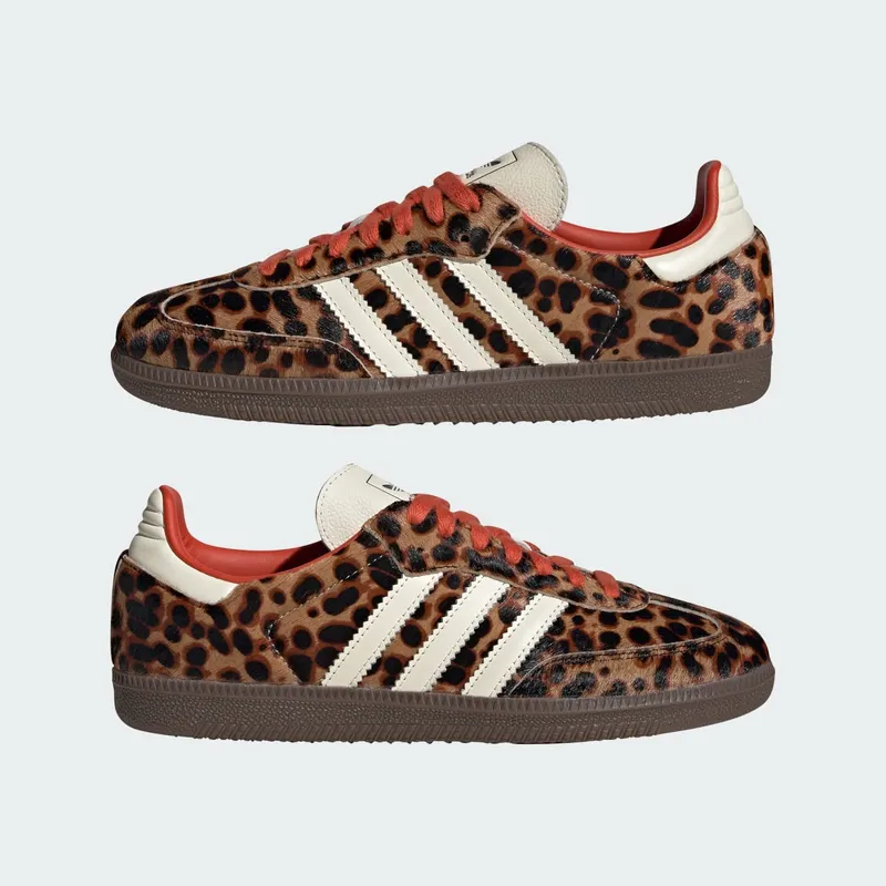 Adidas Samba OG Luipaardprint Maroon (JI2734)