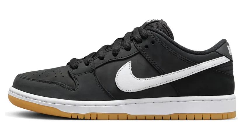 Nike SB Dunk Low Pro Black/Black/Gum Light Brown/White (CD2563-006)