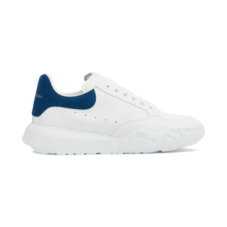 Alexander McQueen Oversized Court White Blue (634619WIA9A9086)