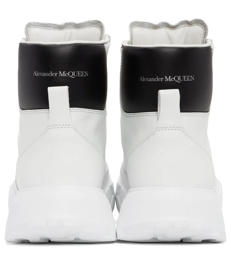 Alexander McQueen White New Court Sneakers (667805WIA9I) (4)