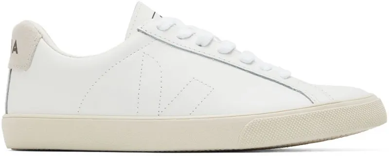 Veja White & Black Esplar Sneakers (EA0200001)
