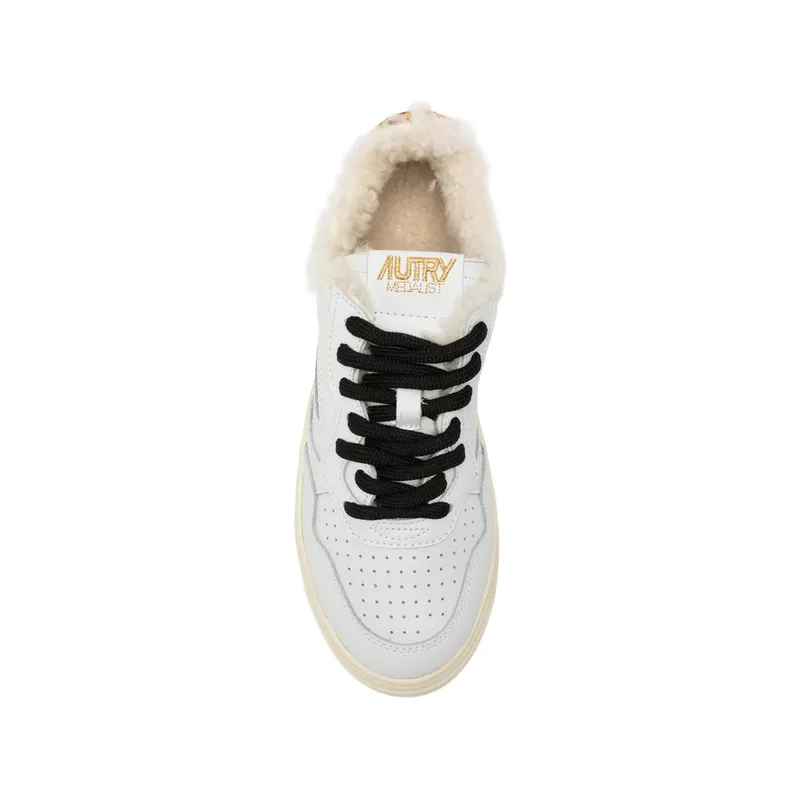Autry Medalist Leopard-print “White” (AUXW OC02)