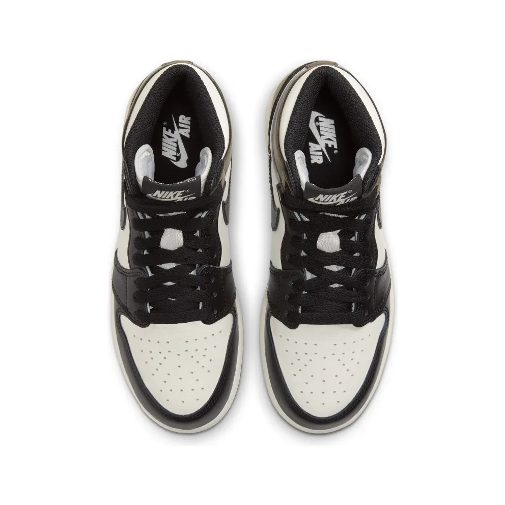 Jordan 1 Retro High Dark Mocha (GS) Sail/Dark Mocha-Black-Black (575441-105)