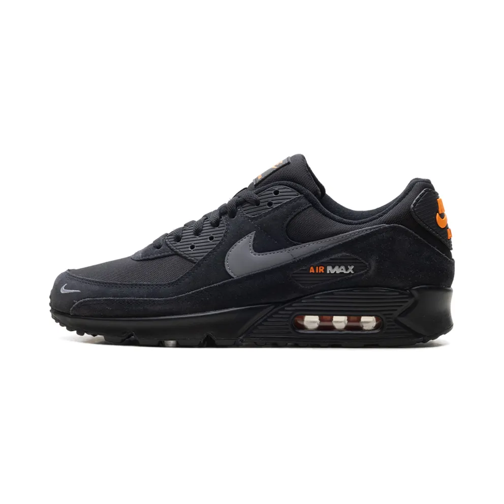 Nike Air Max 90 “Black Metallic Cool Grey Orange” (DO6706-010)