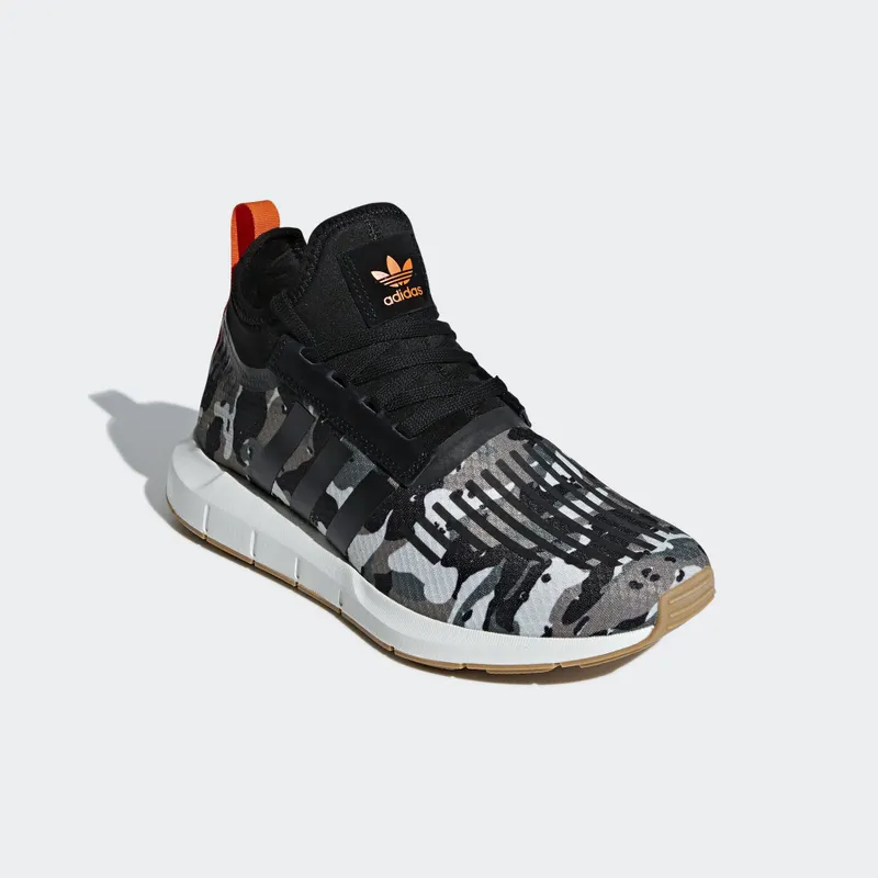 adidas Swift Run Barrier Camo Trace Cargo/Core Black/Orange (B42234)
