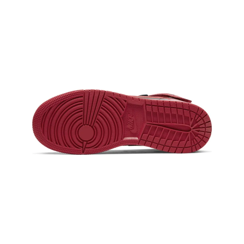 Jordan 1 Flyease Bred White Toe (GS) Black/Gym Red-White-Black (CT4897-001)