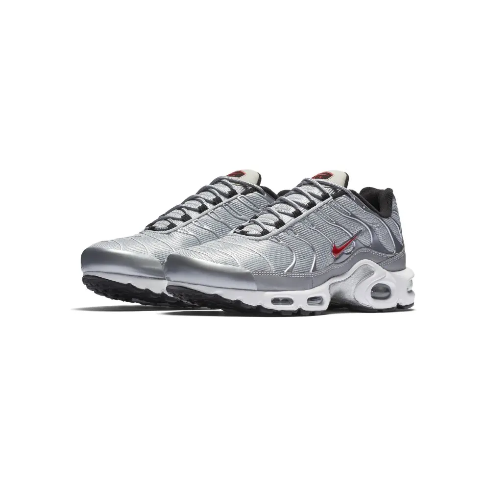 Nike Air Max Plus Silver Bullet Metallic Silver/Varsity Red-White-Black (903827-001)