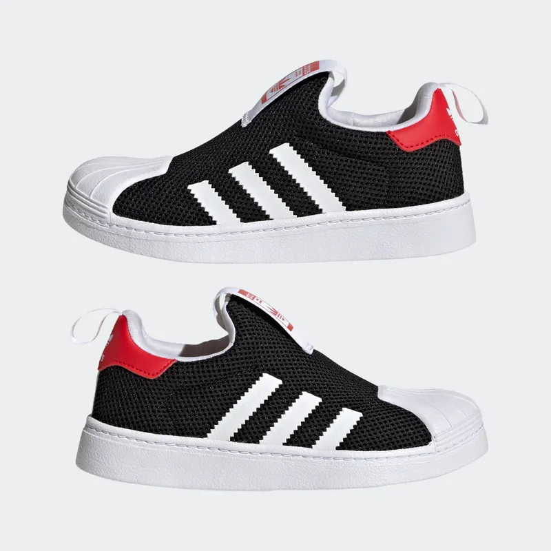 Adidas Superstar 360 Core Black / Cloud White / Vivid Red (GZ5033)