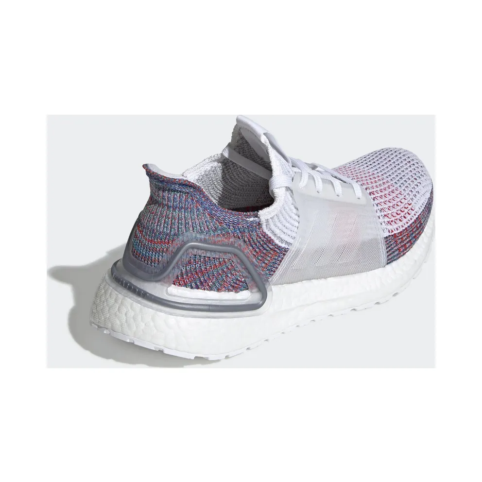 adidas Ultra Boost 2019 White Blue Multi-Color (W) Cloud White/Crystal White/Blue (B75877)