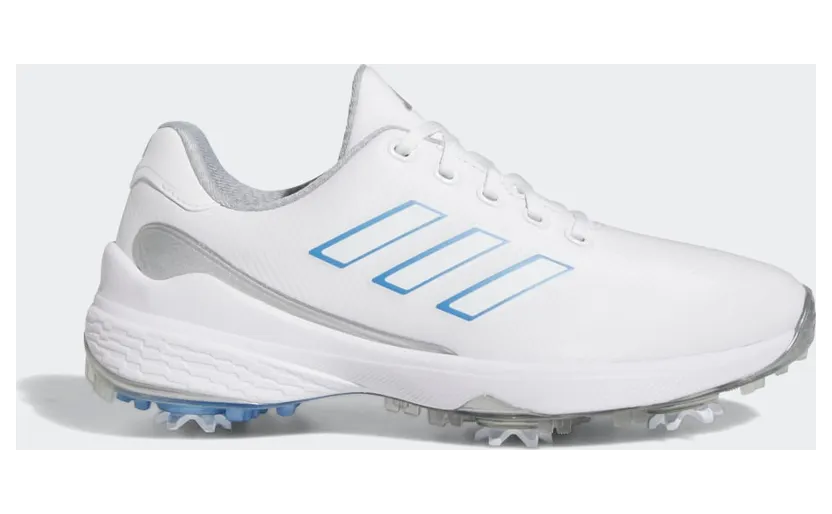 adidas ZG23 Lightstrike Golfschoenen Cloud White / Blue Fusion Met. / Silver Metallic (GZ2174)