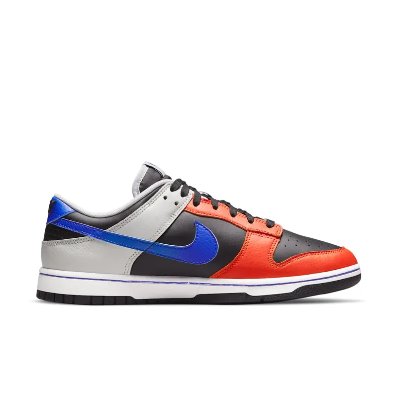 Nike x NBA Dunk Low EMB Knicks – “Black / Racer Blue / Grey Fog / Orange” (DD3363-002)