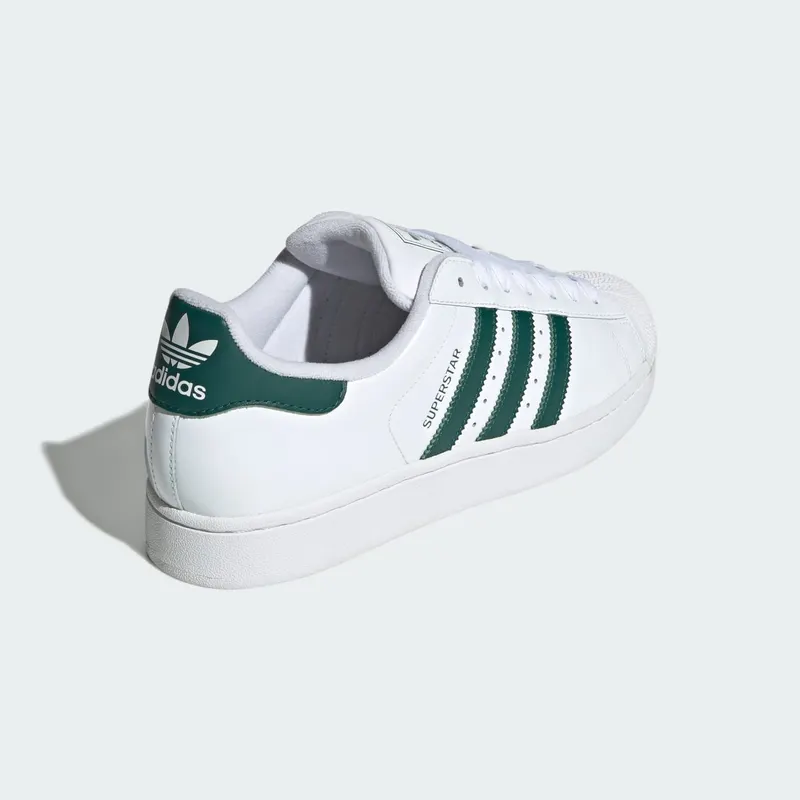 Adidas SUPERSTAR II “Cloud White Collegiate Green” (JR7314)