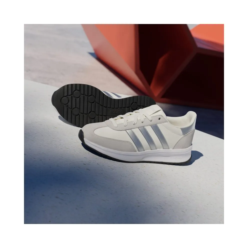 adidas Run 70s 2.0 White Silver Metallic Off White (JR8667)