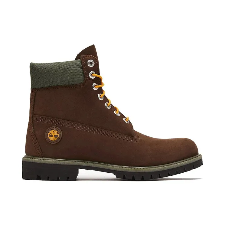 Timberland 6″ Premium Waterproof Boot Dark Brown Green (TB0A2CX8-931)