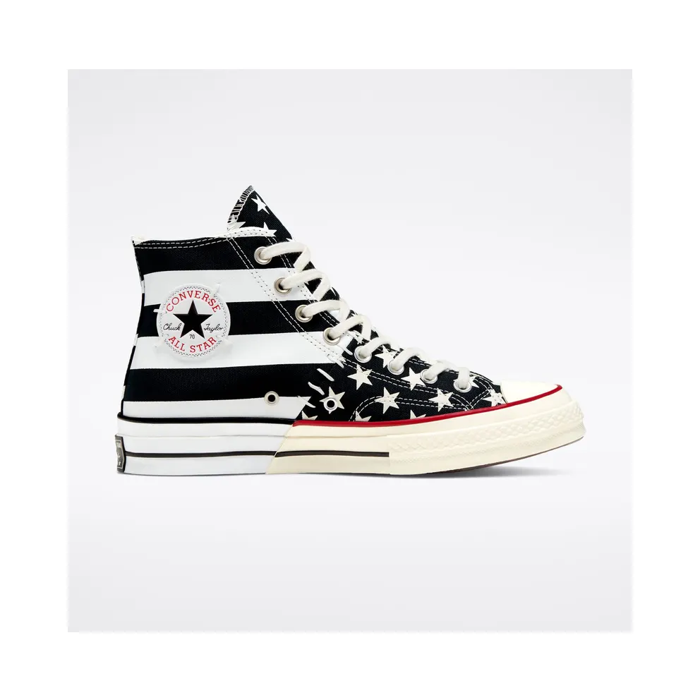 Converse Chuck 70 Archive Restructured Hi American Flag Black White (166425C)