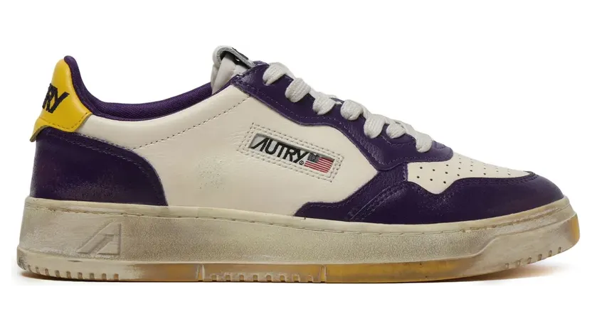 Autry Medalist Super Vintage leren “Purple” (AVLWBC01)