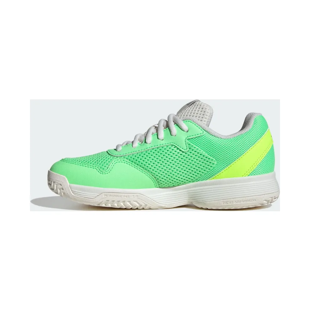 Adidas Courtflash Tennis Kids Pure Teal / Silver Metallic / Lucid Lemon (JH5124)
