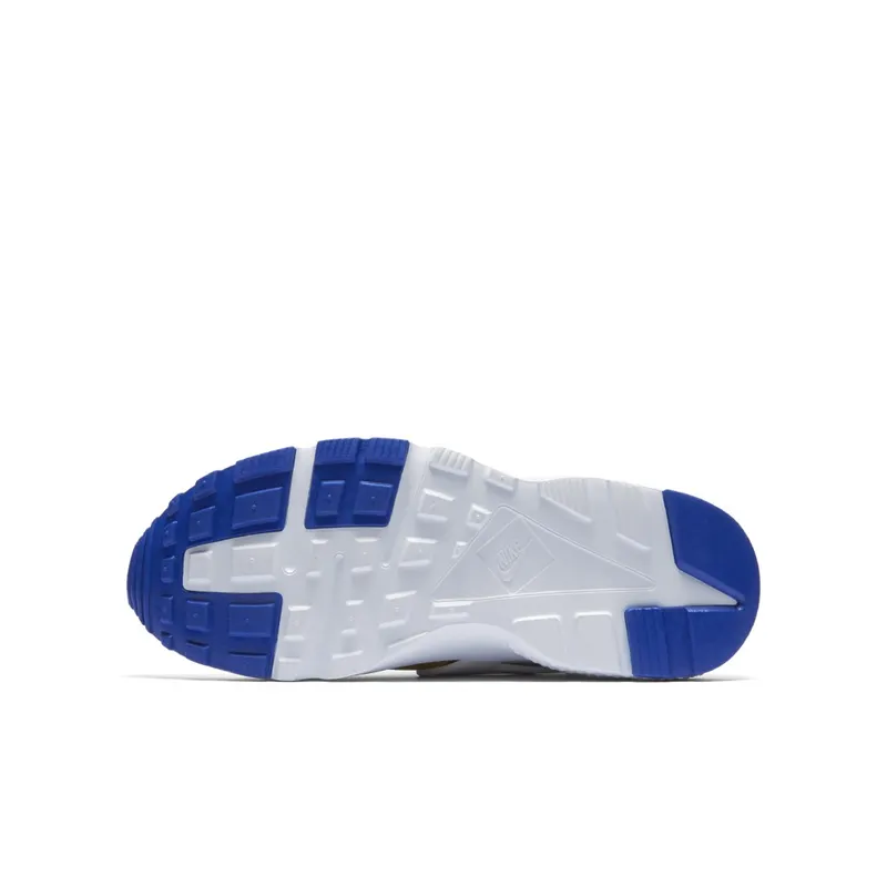 Nike Air Huarache Run Peanut Butter & Jelly (GS) White/Metallic Gold-Racer Blue (654280-109)