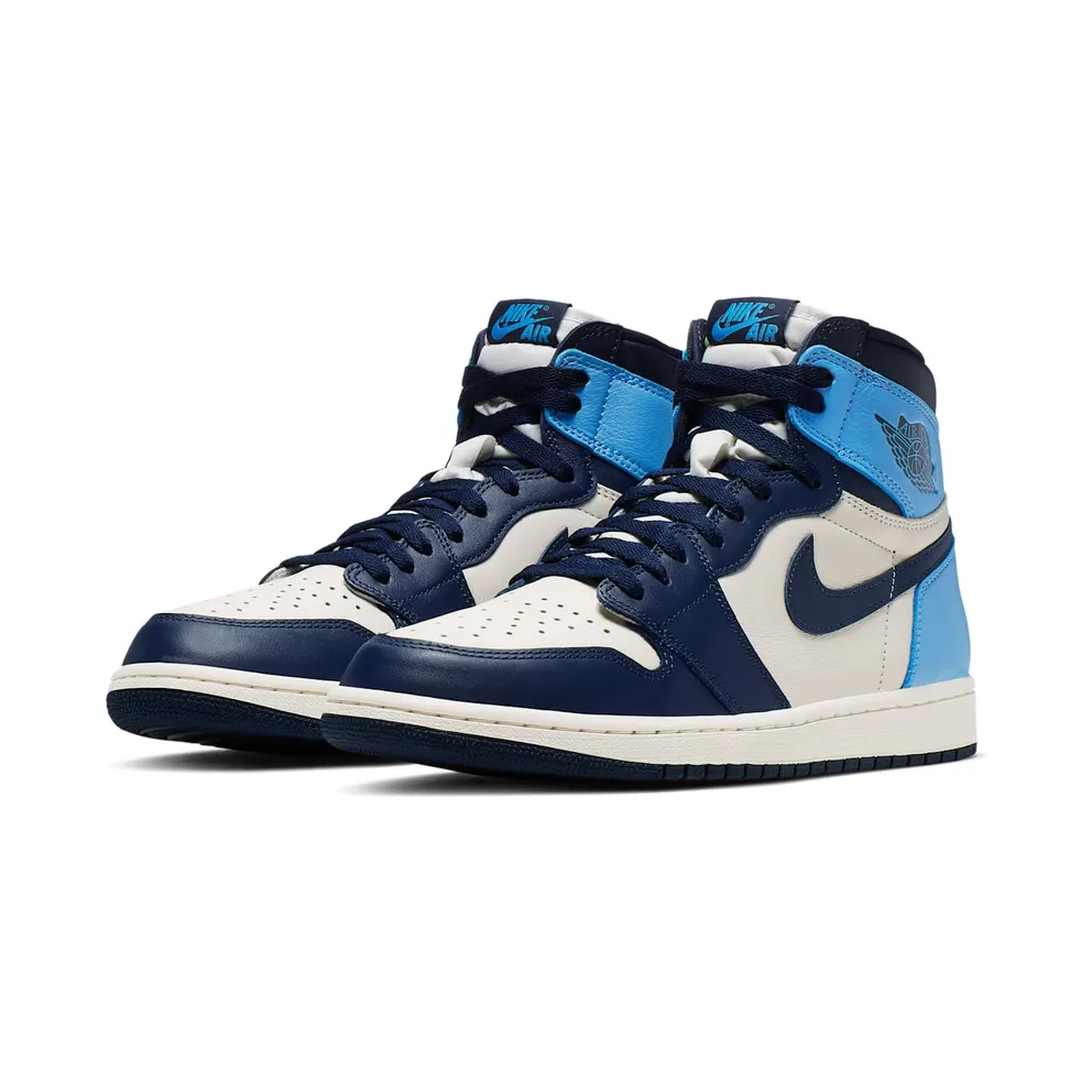 Air Jordan Nike AJ I 1 Retro High OG ‘Obsidian’ (2019) (555088-140)