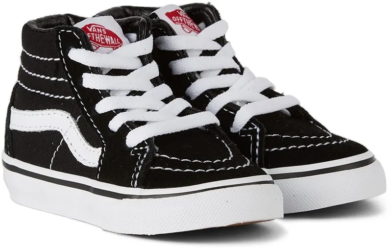 Vans Baby Black & White Sk8-Hi Black/True (T VN0A3TFX6BT)