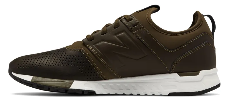 New Balance 247 Leather Olive Olive/White (MRL247NO)