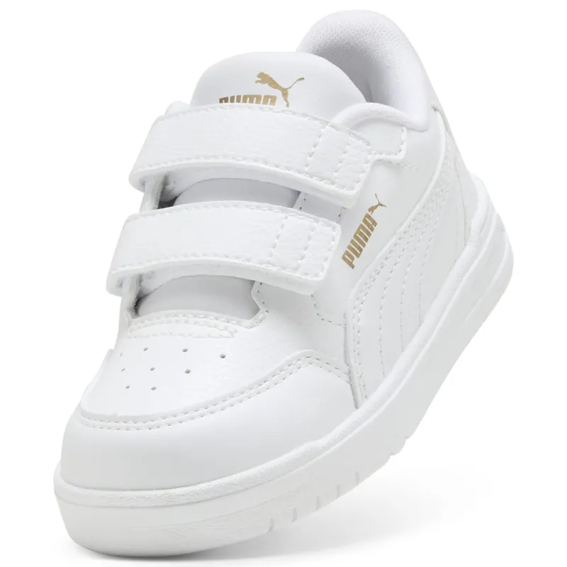 Puma Shuffle Downtown “Puma White / Puma White / Puma Gold” (403741_01)