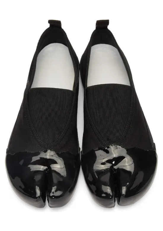 Maison Margiela Black Tabi Vandal Slip-On Sneakers (S58WS0126 P3212) (4)