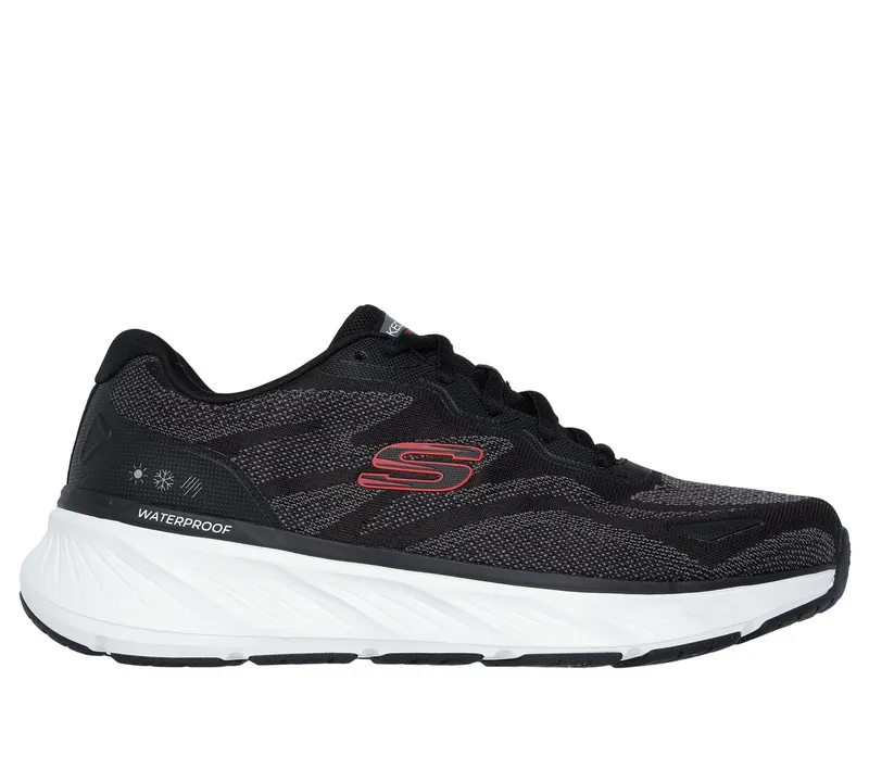 Skechers Waterproof Relaxed Fit: Edgeride – Konzo Sneaker Black/Red