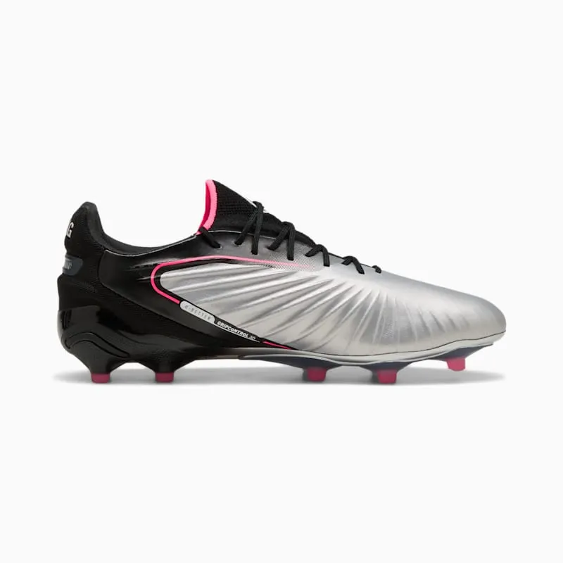 Puma King Ultimate FG/AG Silver Black Sun Struck White (108303-03)