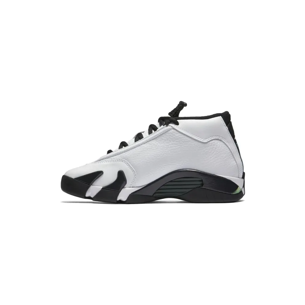 Jordan 14 Retro Oxidized Green 2016 (GS) White/Oxidized Green-Legend Blue-Black (487524-106)