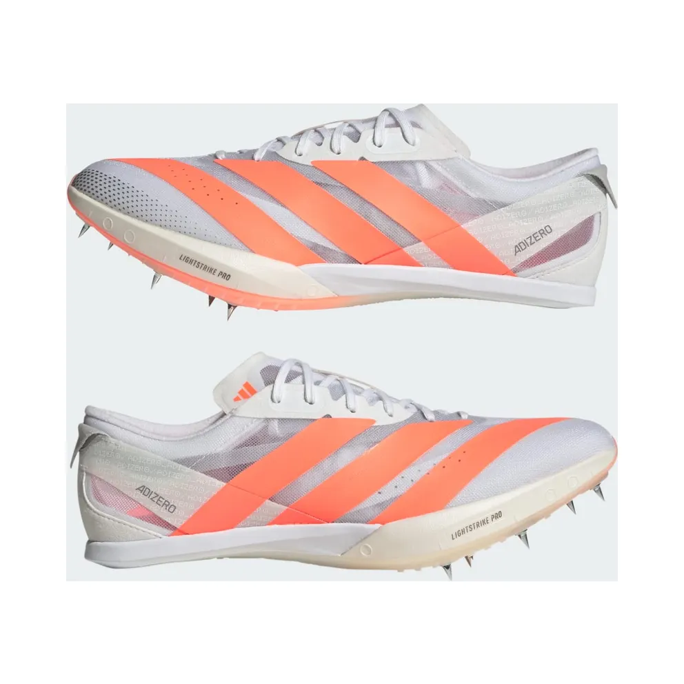adidas Adizero Finesse “Cloud White / Lucid Orange / Lucid Red” (JQ5932)