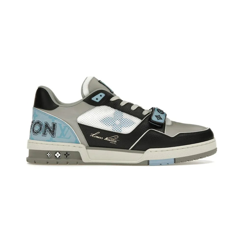 Louis Vuitton LV Trainer Blue Grey Black (1AC510)