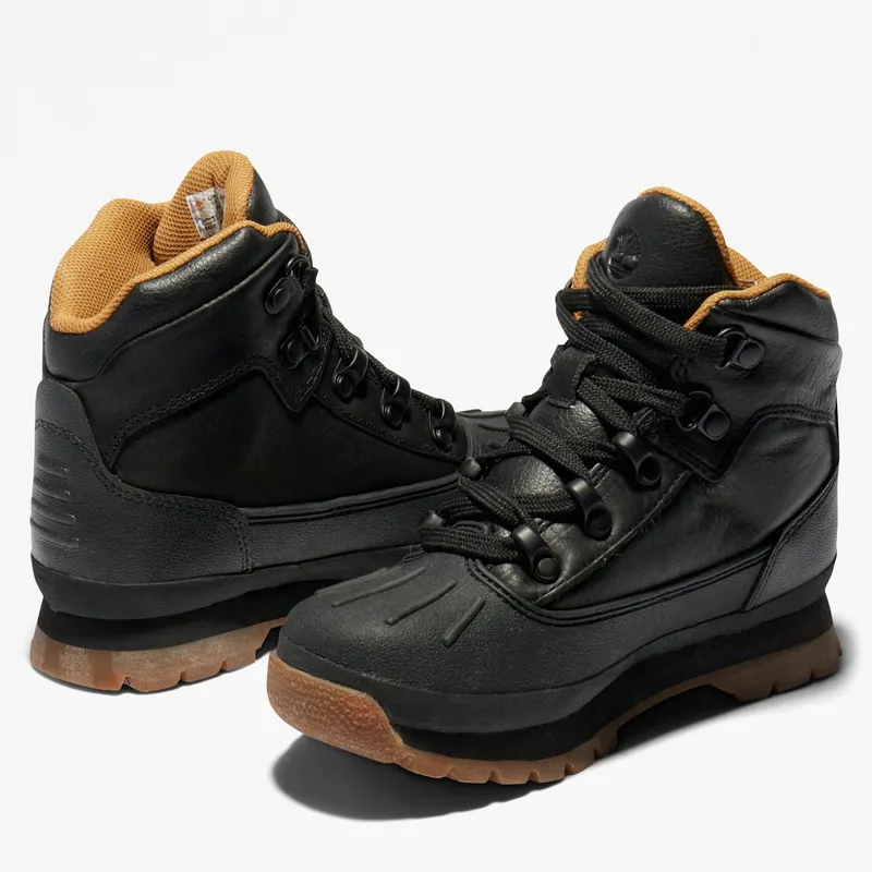 Timberland Euro Hiker Shell Toe Boot Black Gum (TB0A1NJ4-001)