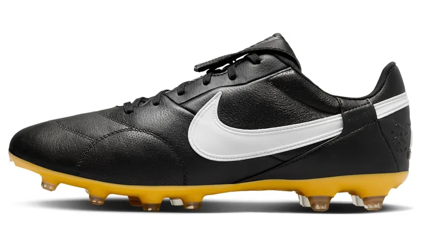 Nike Premier III FG Black White Amarillo (AT5889-005)
